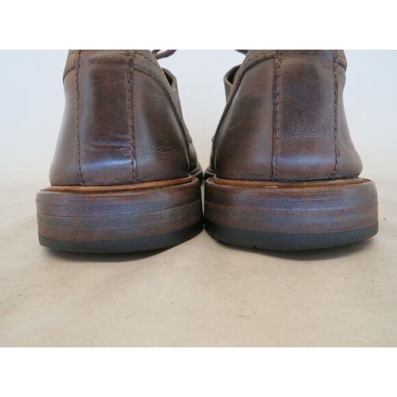 All Saints Jacks Place Brown Suede Leather Oxford Dress Shoes Mens Size 45 EUR main image 5